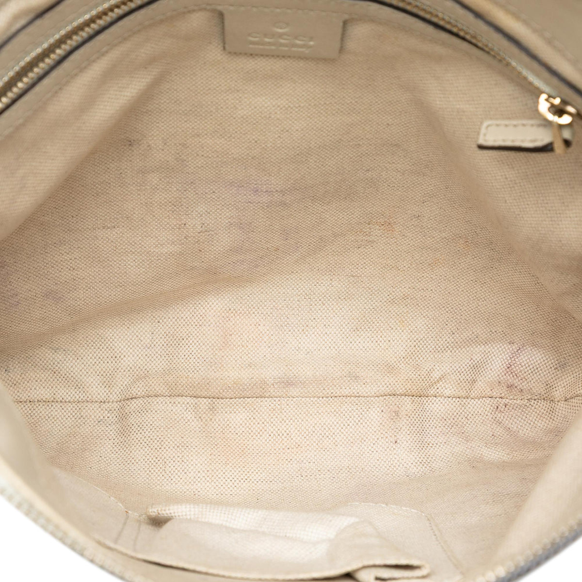 Gucci GG Canvas Web Mayfair Crossbody Bag - Beige