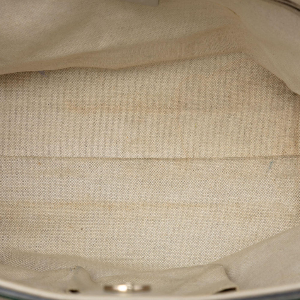 Gucci GG Canvas Web Mayfair Tote Bag - Beige