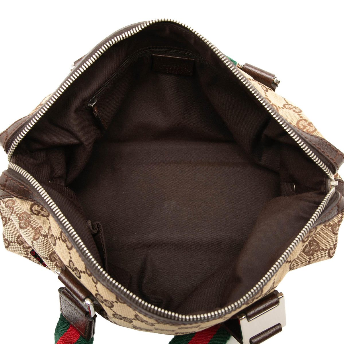 Gucci GG Canvas Web Pop Handbag Satchel - Beige