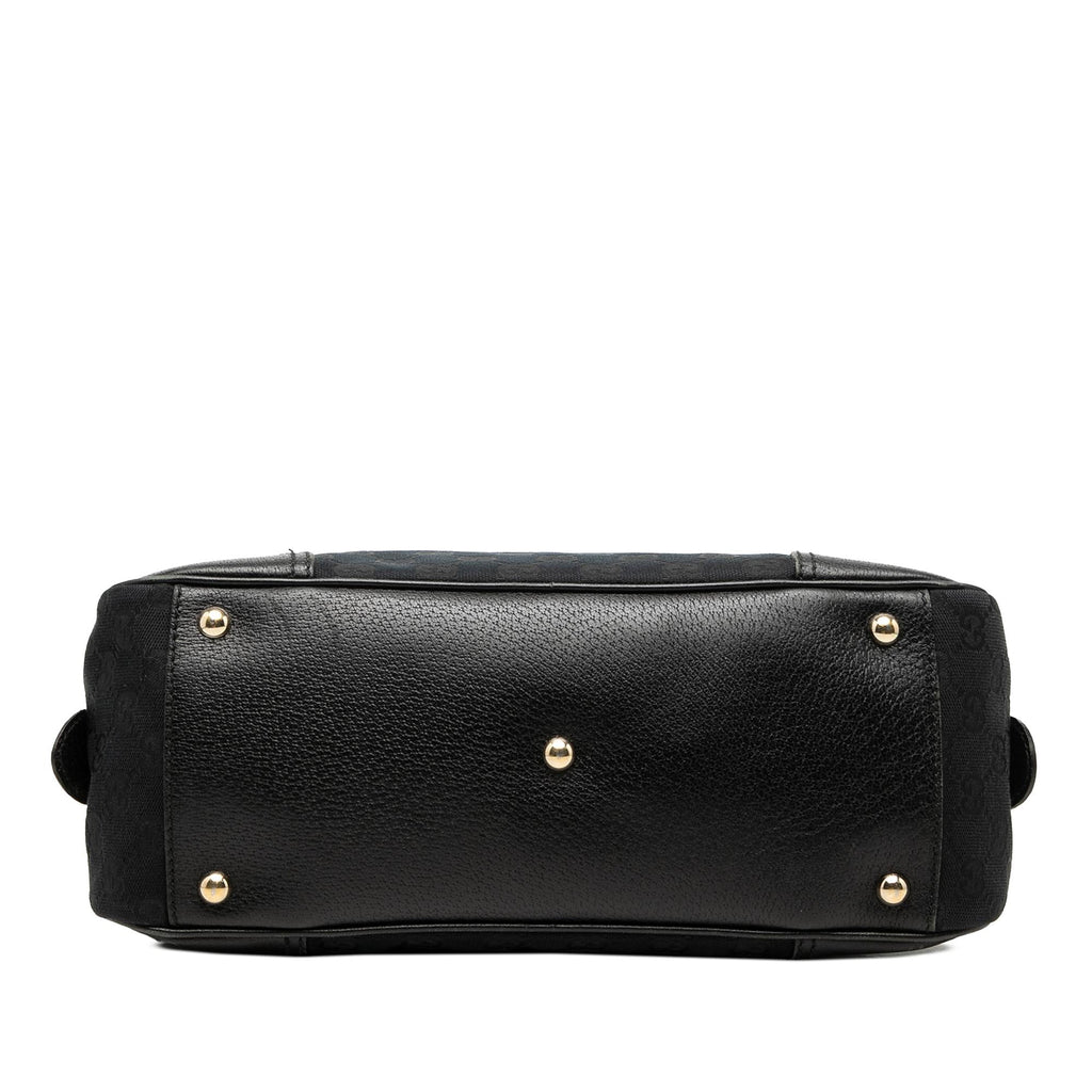 Gucci GG Canvas Web Princy Shoulder Bag - Black