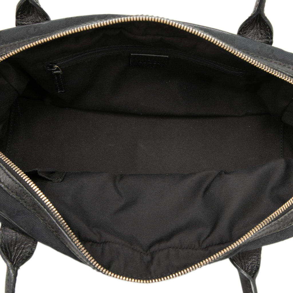 Gucci GG Canvas Web Princy Shoulder Bag - Black