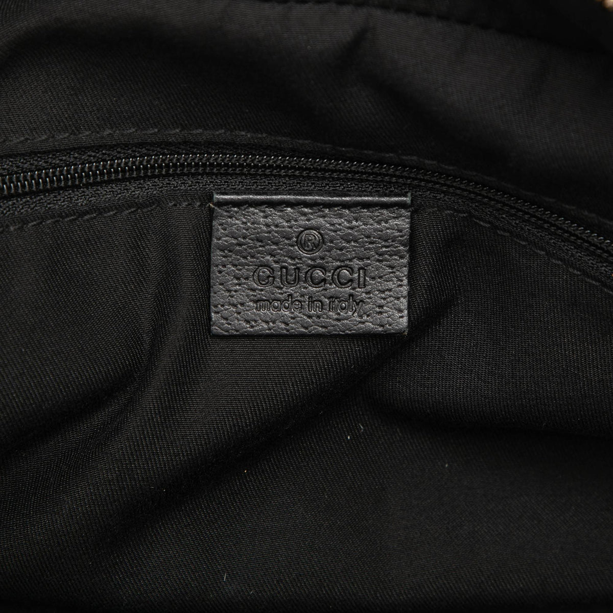 Gucci GG Canvas Web Princy Shoulder Bag - Black