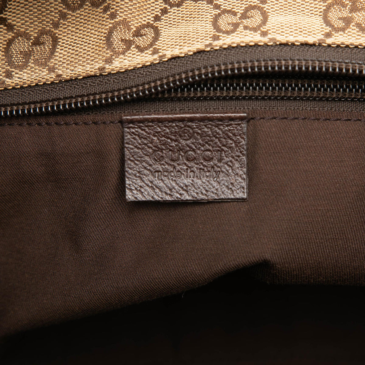 Gucci GG Canvas Web Tote Bag - Beige