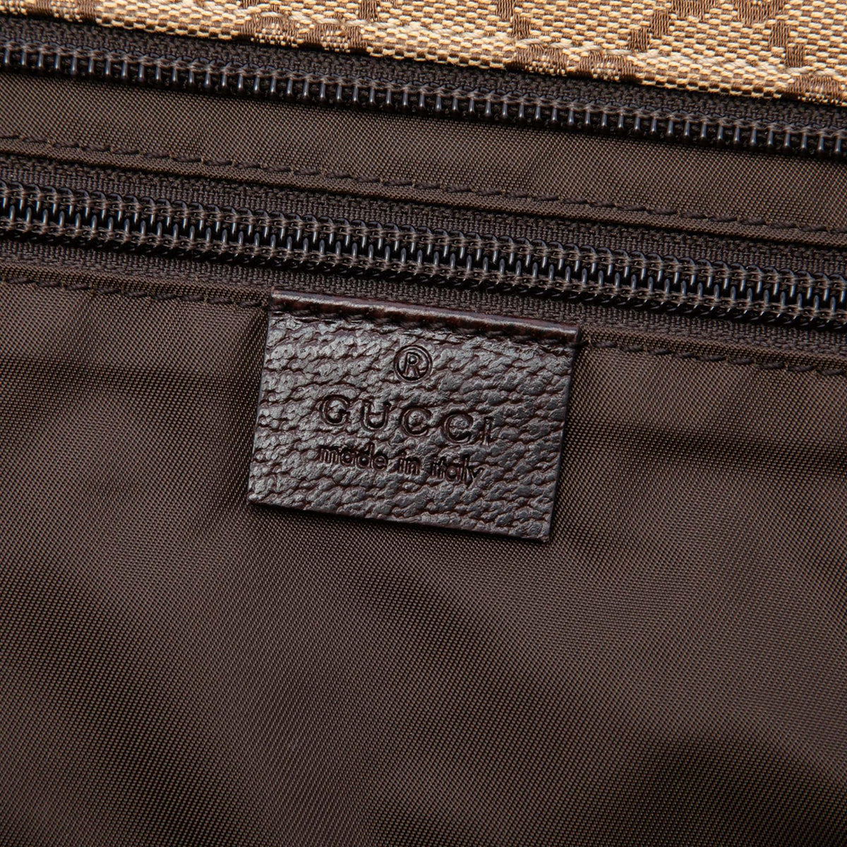 Gucci GG Canvas Web Tote Bag - Beige