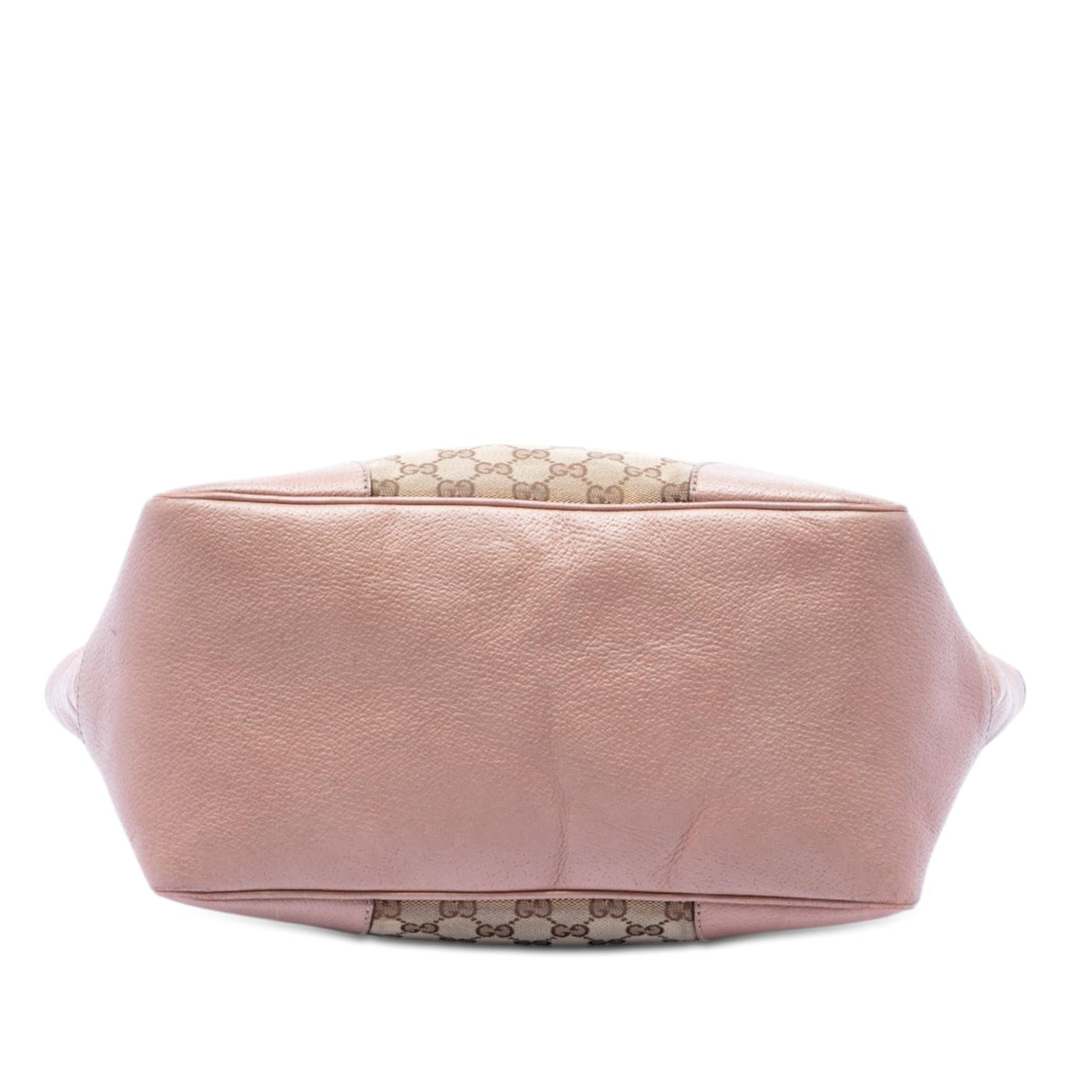 Gucci GG Canvas and Leather Bree Tote Bag - Beige/Pink