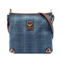 Gucci GG Denim Abbey D Ring Crossbody Bag - Blue