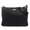 Gucci GG Denim Crossbody Bag - Brown