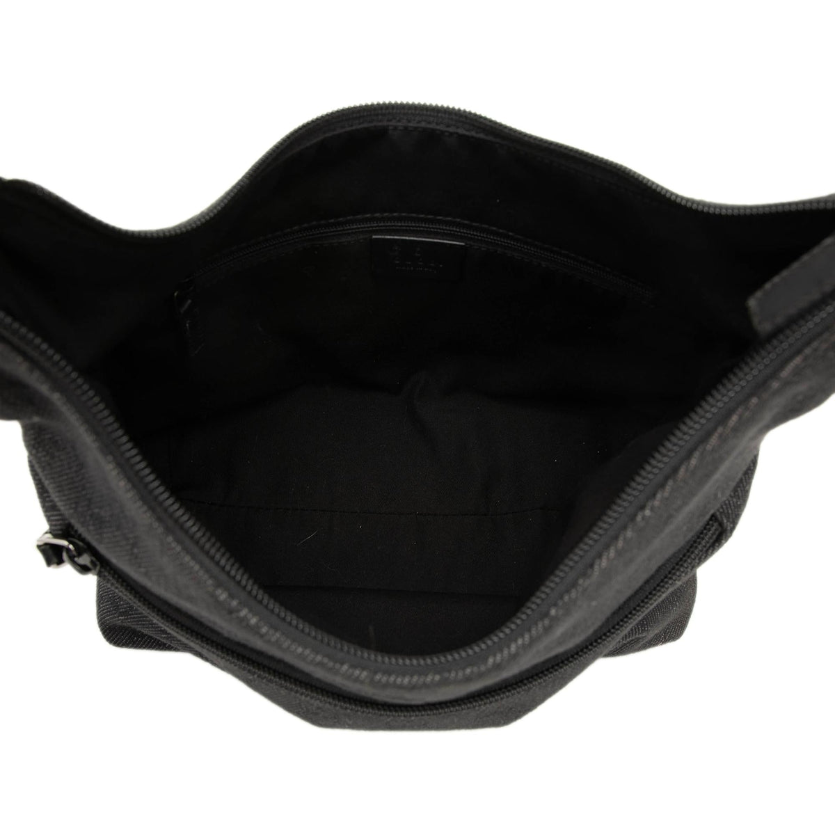 Gucci GG Denim Shoulder Bag - Black