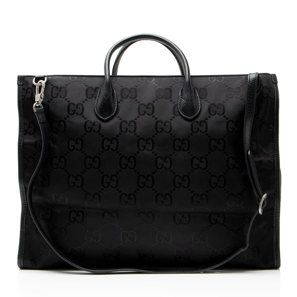 Gucci GG Econyl Off The Grid Tote Bag - Black