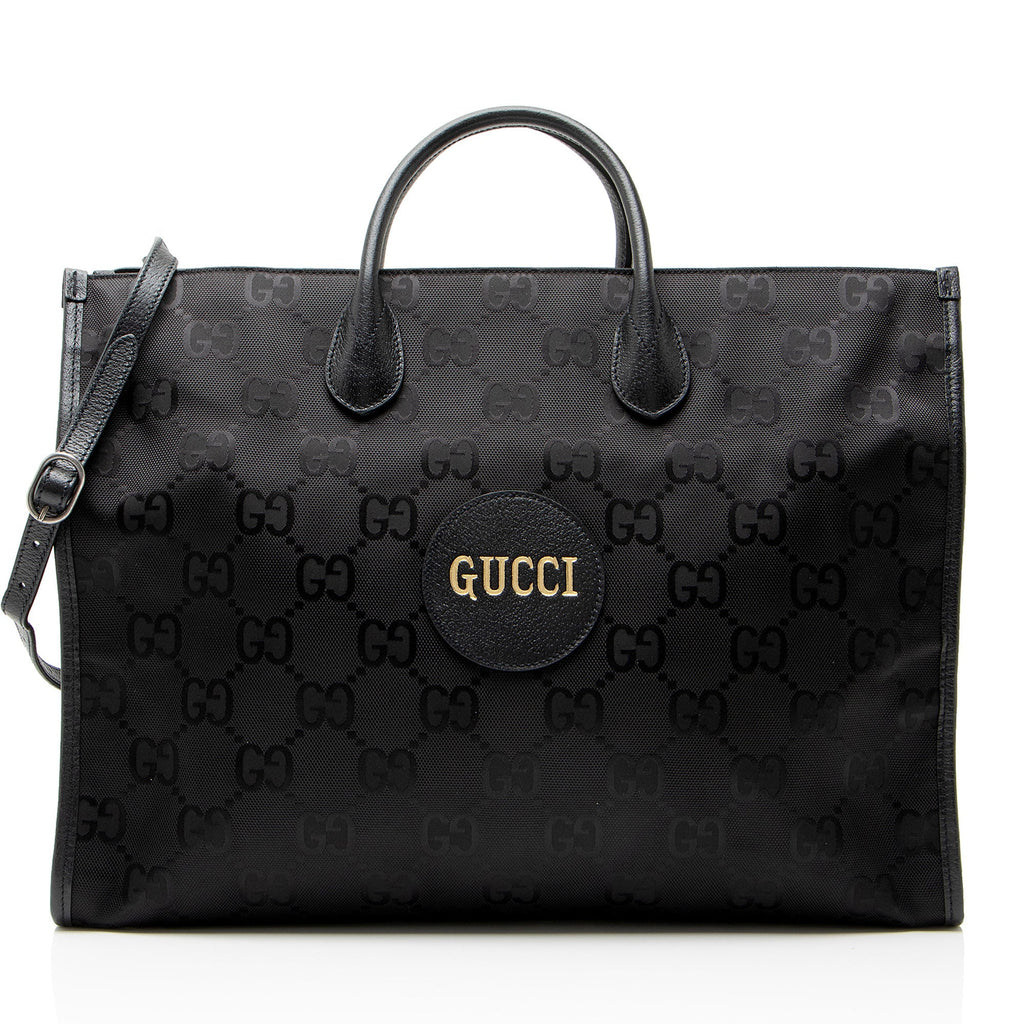 Gucci GG Econyl Off The Grid Tote Bag - Black