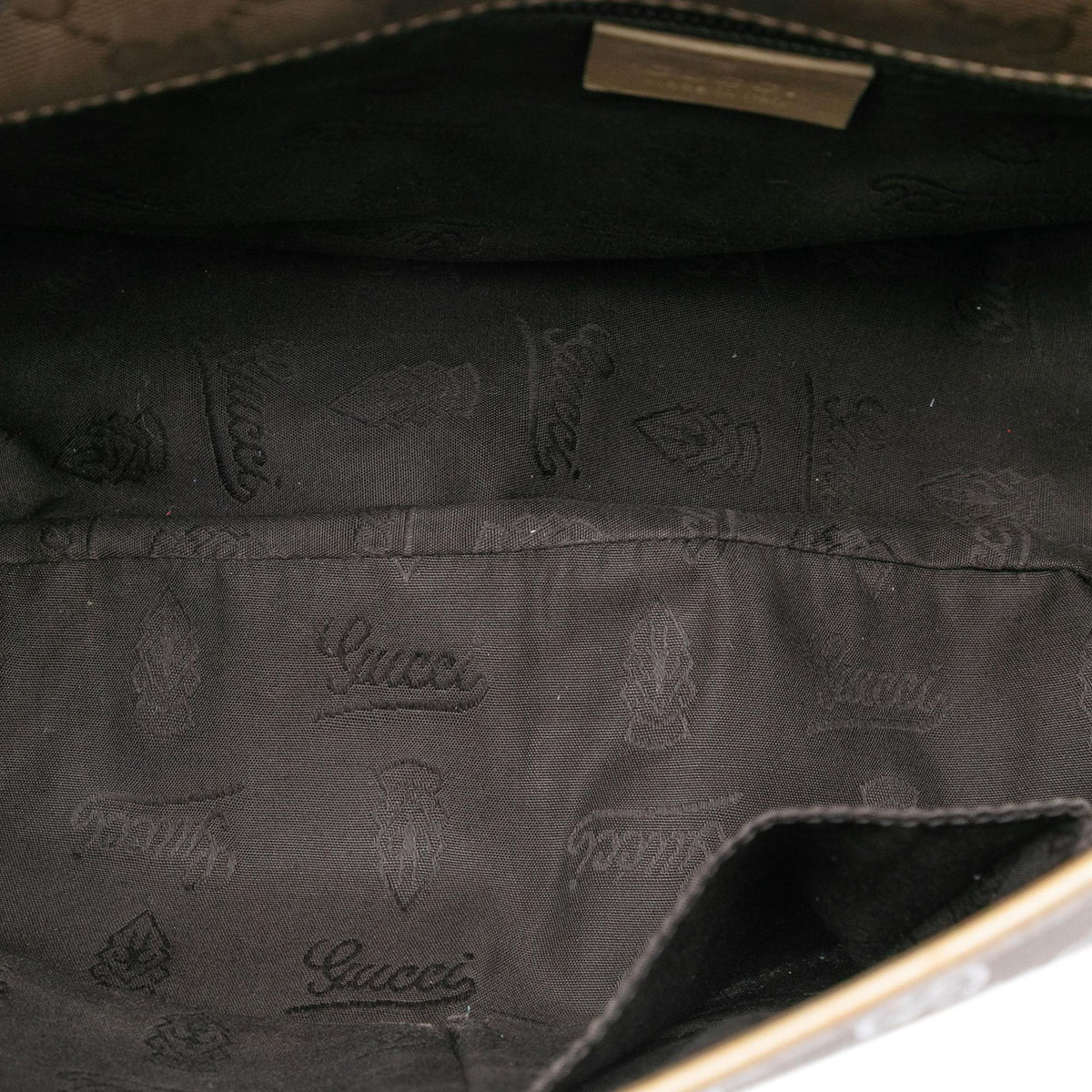 Gucci GG Imprime Crossbody Bag - Gold