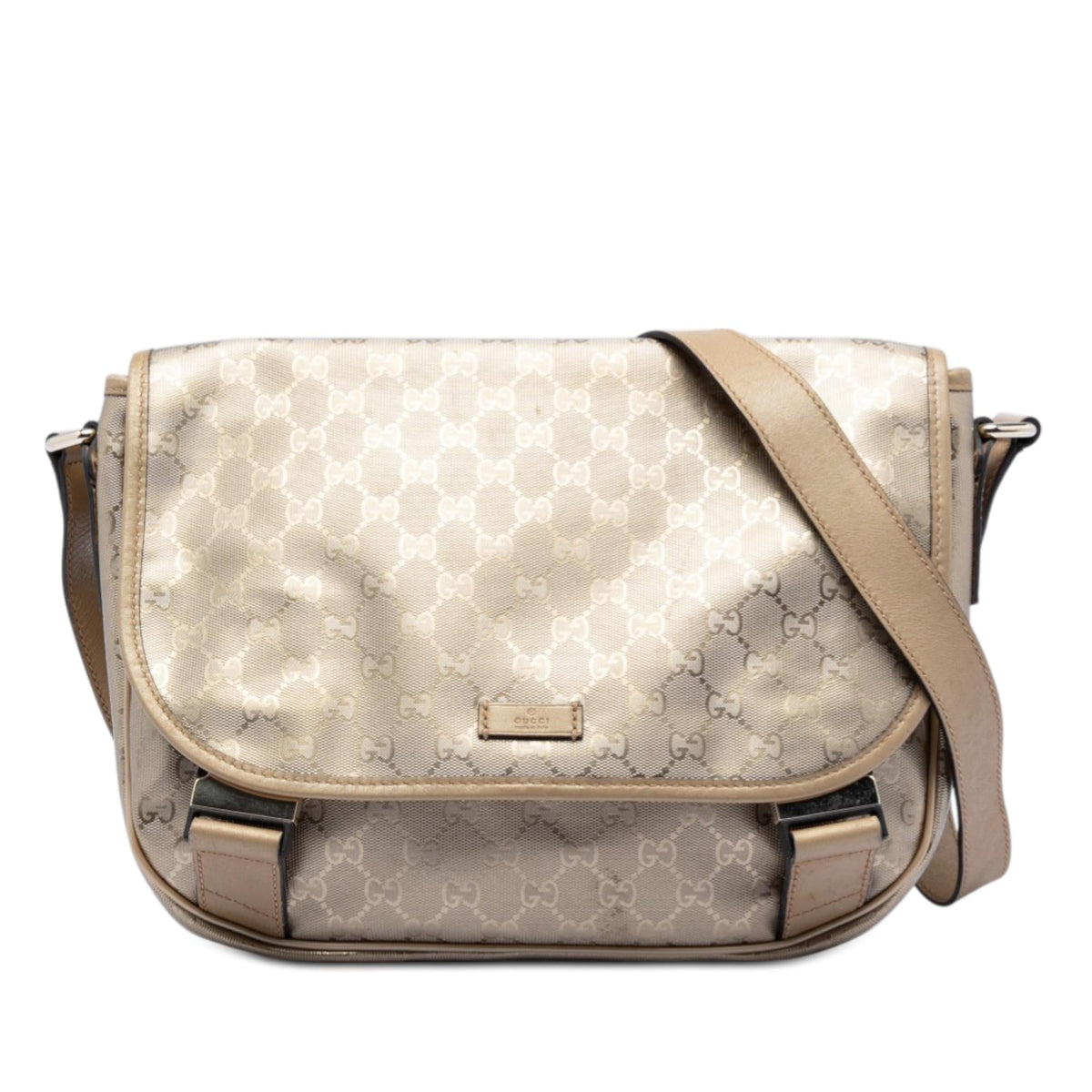 Gucci GG Imprime Crossbody Bag - Gold