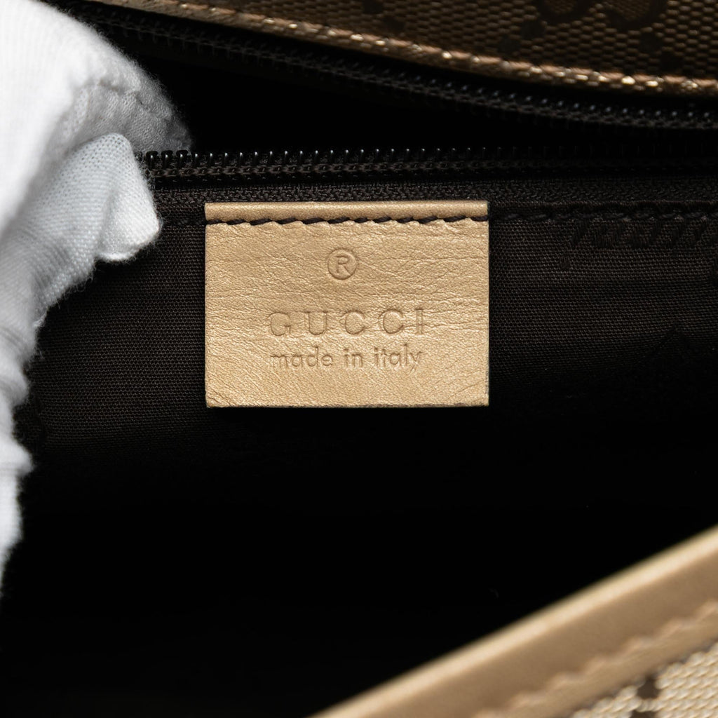 Gucci GG Imprime Crossbody Bag - Gold
