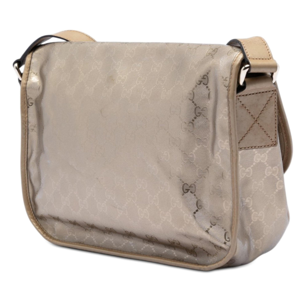 Gucci GG Imprime Crossbody Bag - Gold