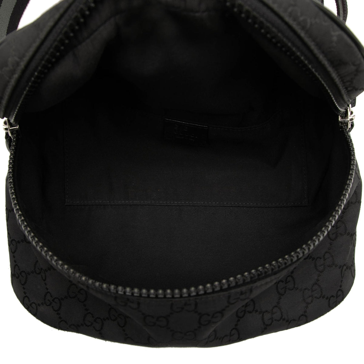 Gucci GG Nylon Web Belt Bag - Black