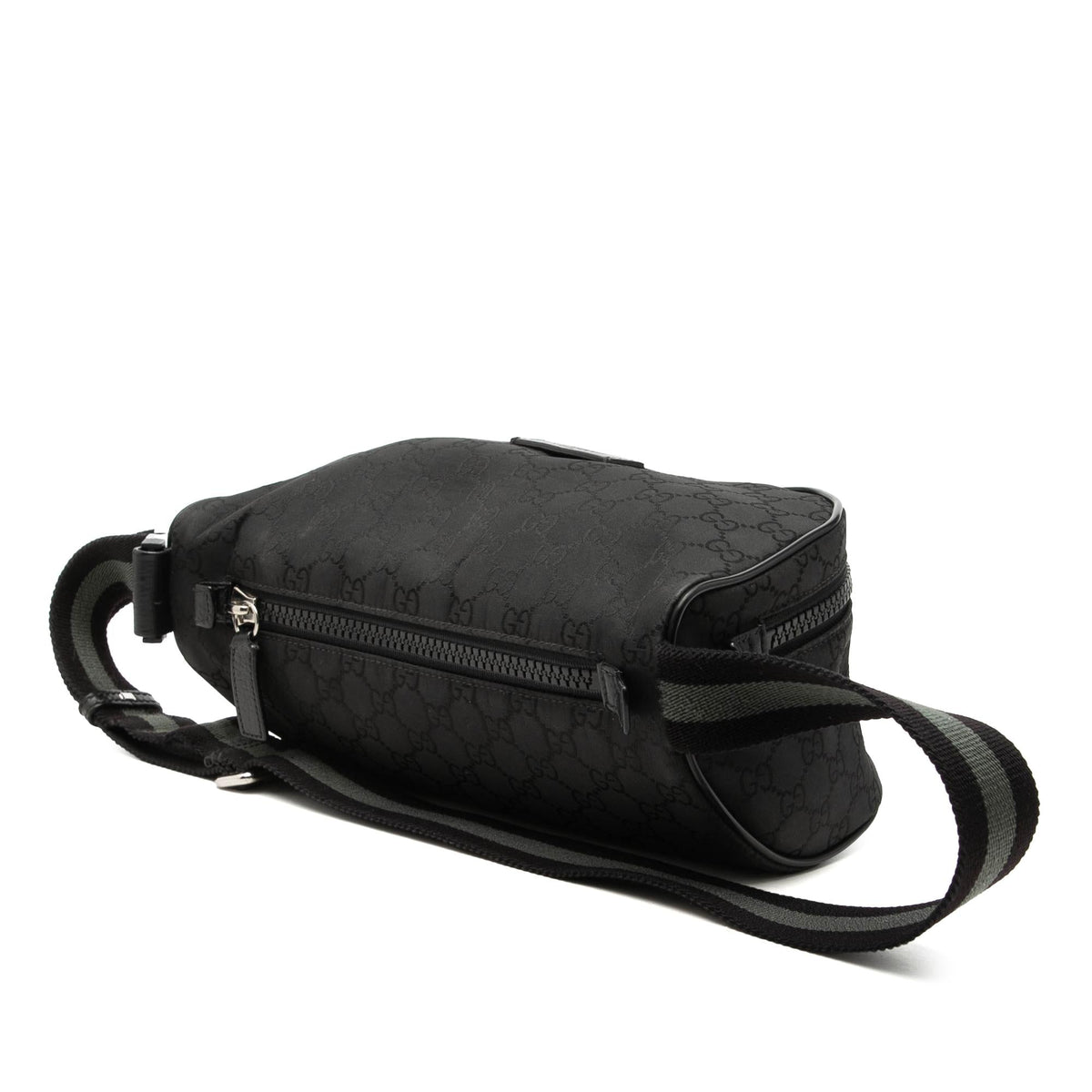 Gucci GG Nylon Web Belt Bag - Black