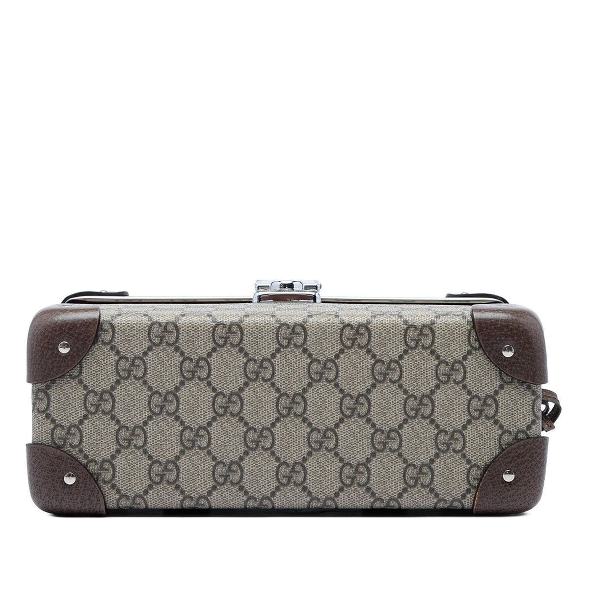 Gucci GG Supreme Bamboo Vanity Bag - Beige