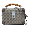 Gucci GG Supreme Bamboo Vanity Bag - Beige
