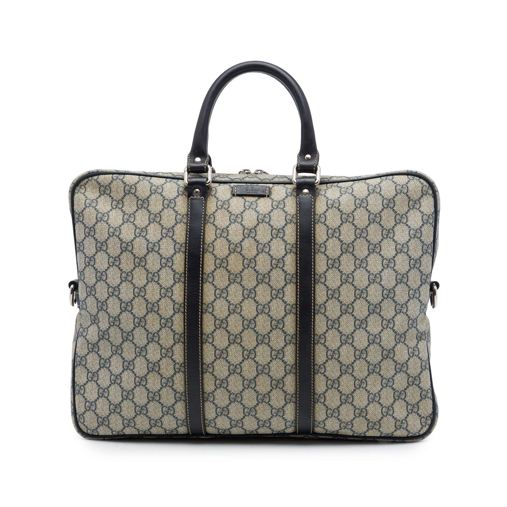 Gucci GG Supreme Business Bag - Beige