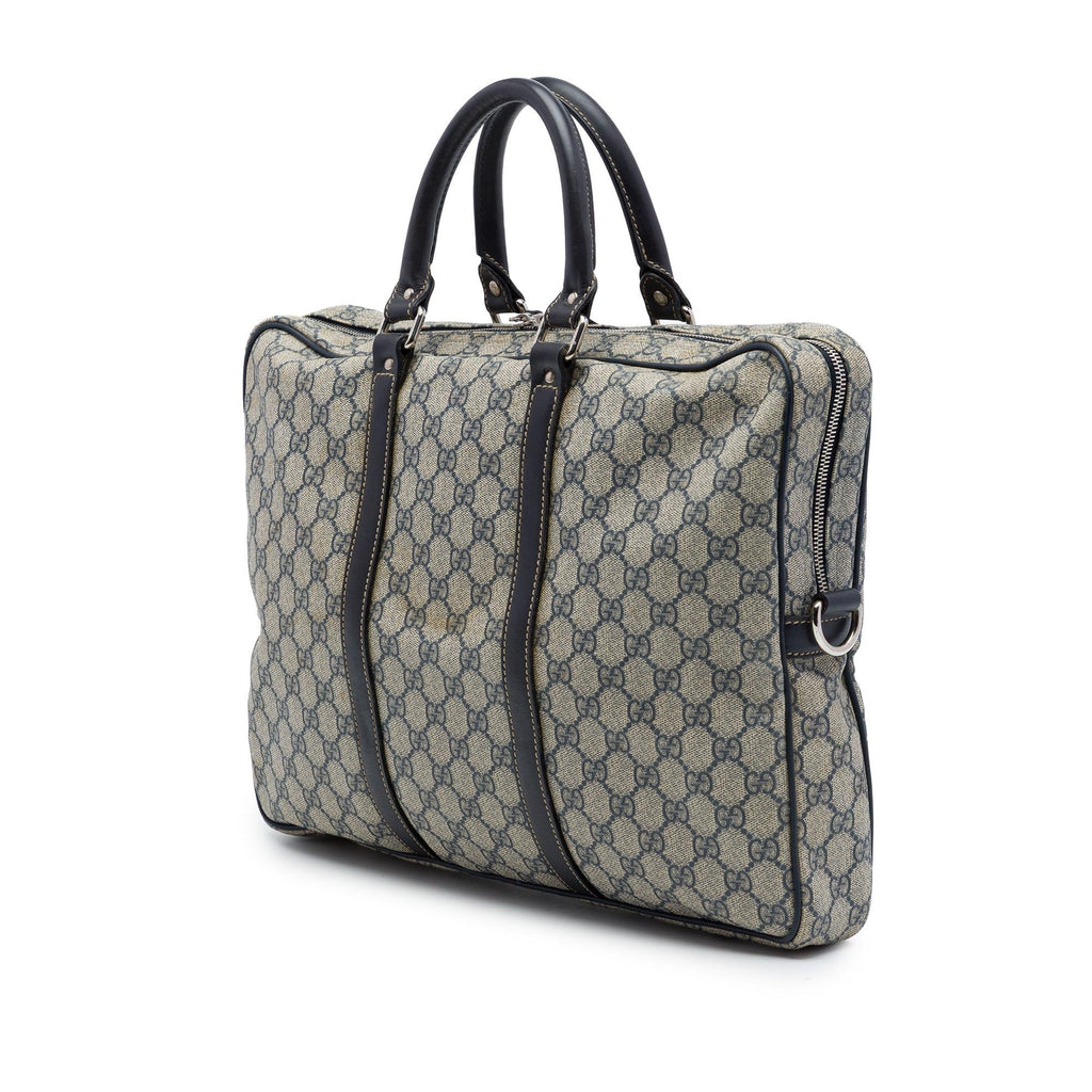 Gucci GG Supreme Business Bag - Beige