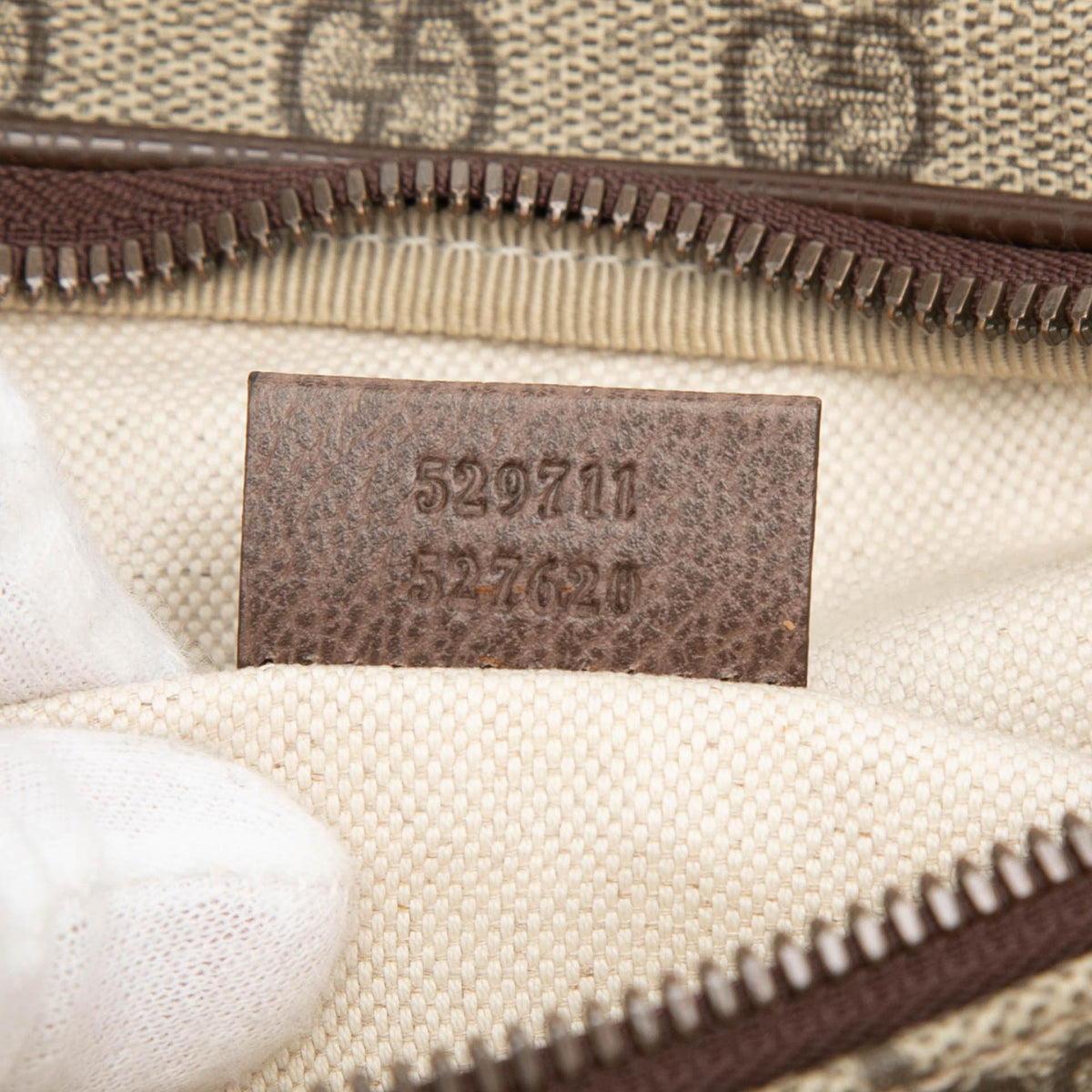 Gucci GG Supreme Courrier Belt Bag - Beige
