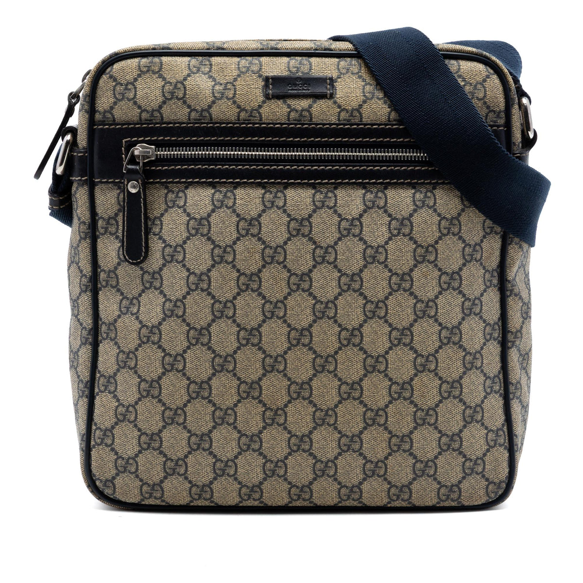 Gucci GG Supreme Crossbody Bag - Beige