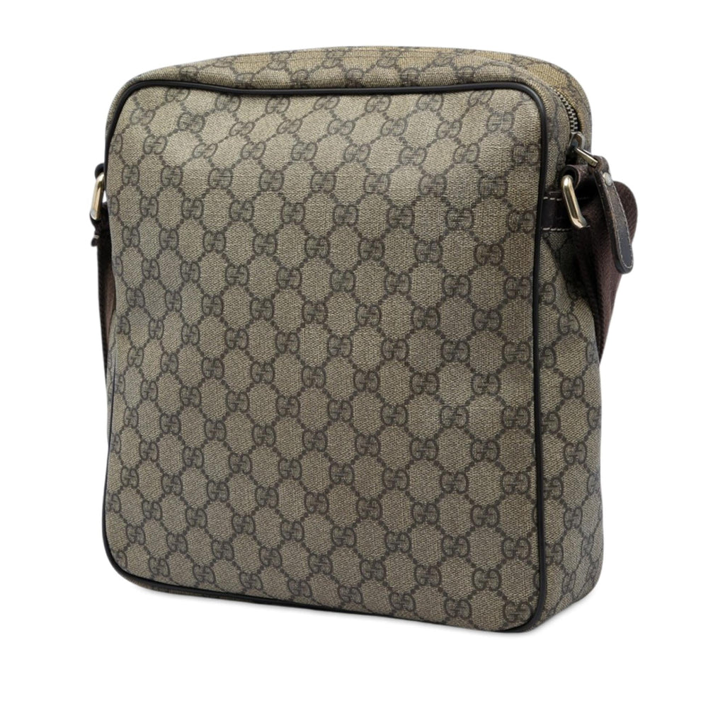 Gucci GG Supreme Crossbody Bag - Beige