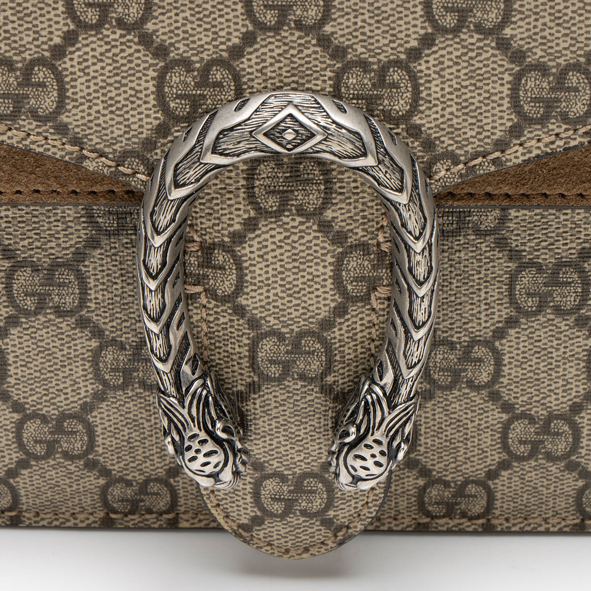 Gucci GG Supreme Dionysus Small Shoulder Bag - Beige/Brown