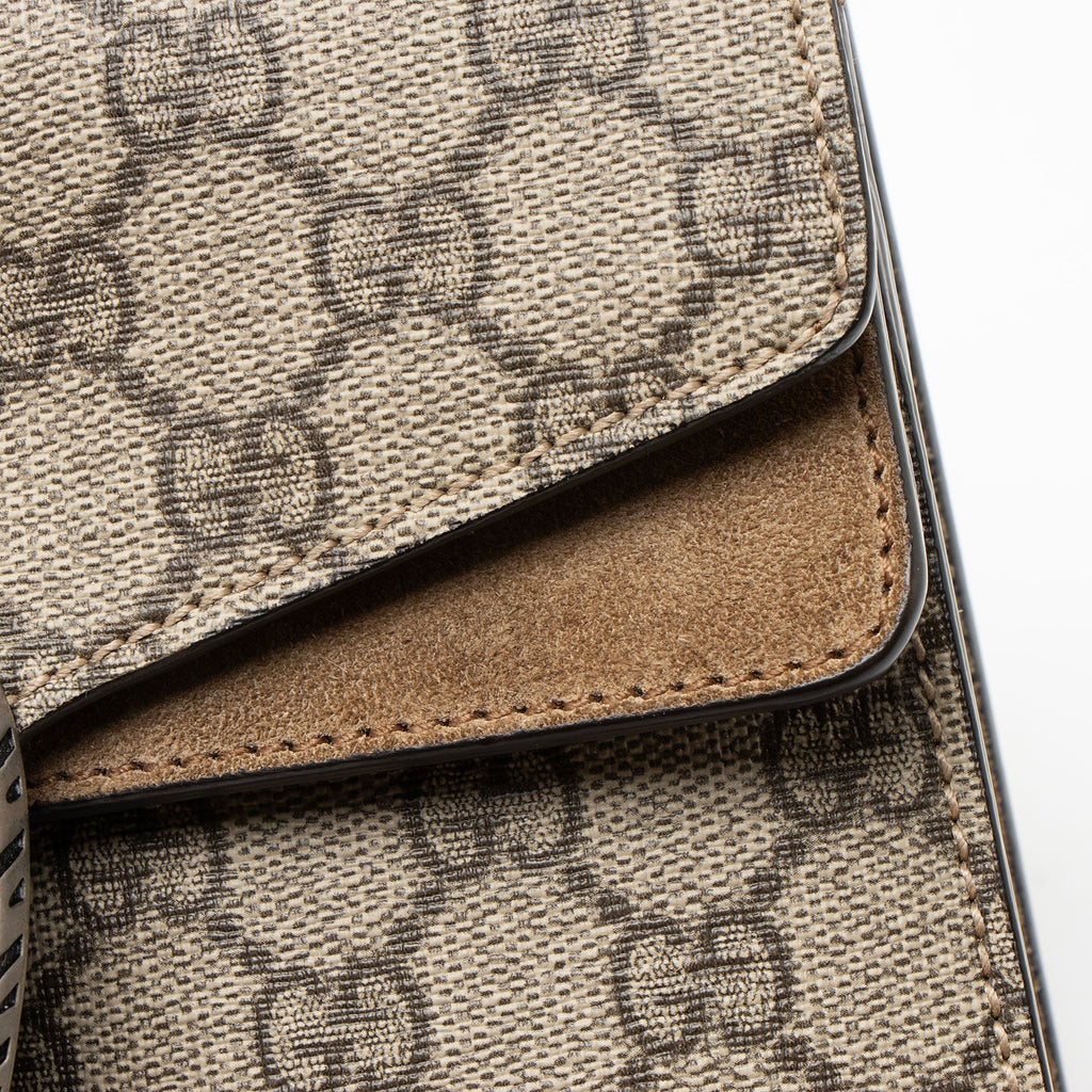 Gucci GG Supreme Dionysus Small Shoulder Bag - Beige/Brown