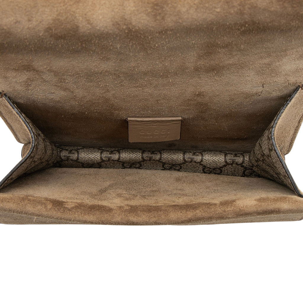 Gucci GG Supreme Dionysus Small Shoulder Bag - Beige/Brown