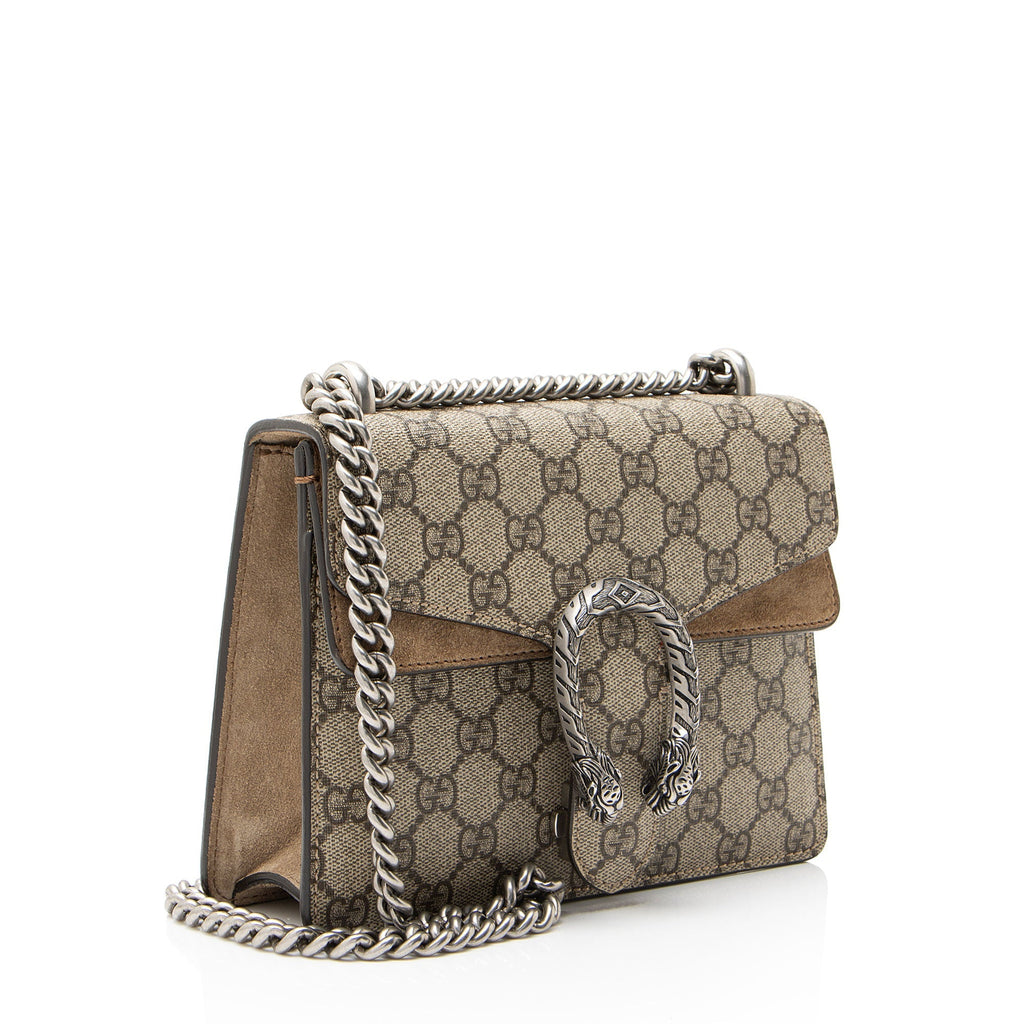 Gucci GG Supreme Dionysus Small Shoulder Bag - Beige/Brown