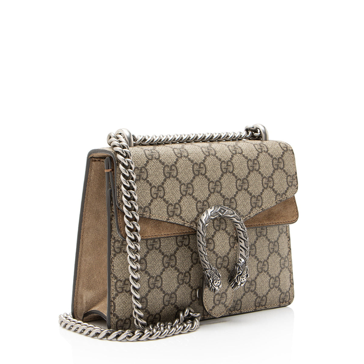 Gucci GG Supreme Dionysus Small Shoulder Bag - Beige/Brown