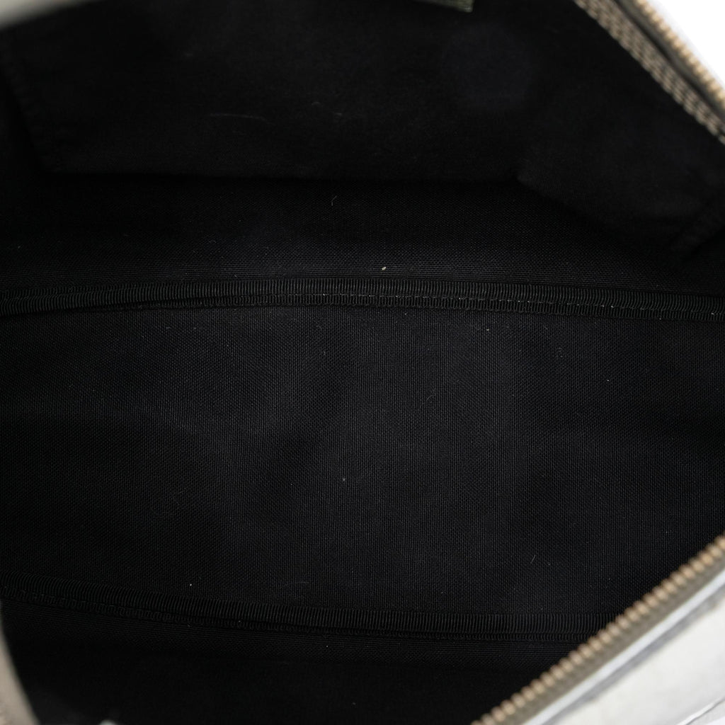 Gucci GG Supreme Joy Handbag Satchel - Silver/White