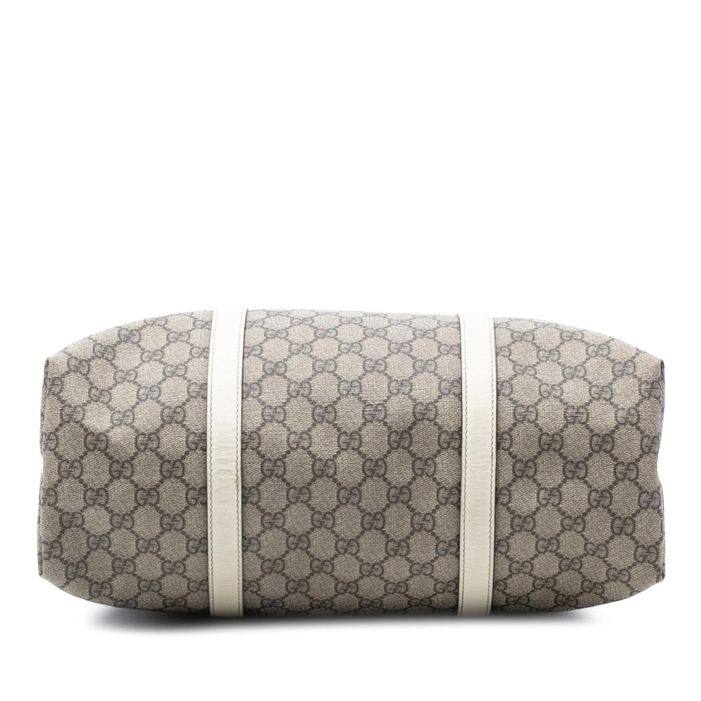 Gucci GG Supreme Joy Vertical Tote Bag - Beige/White