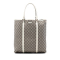 Gucci GG Supreme Joy Vertical Tote Bag - Beige/White