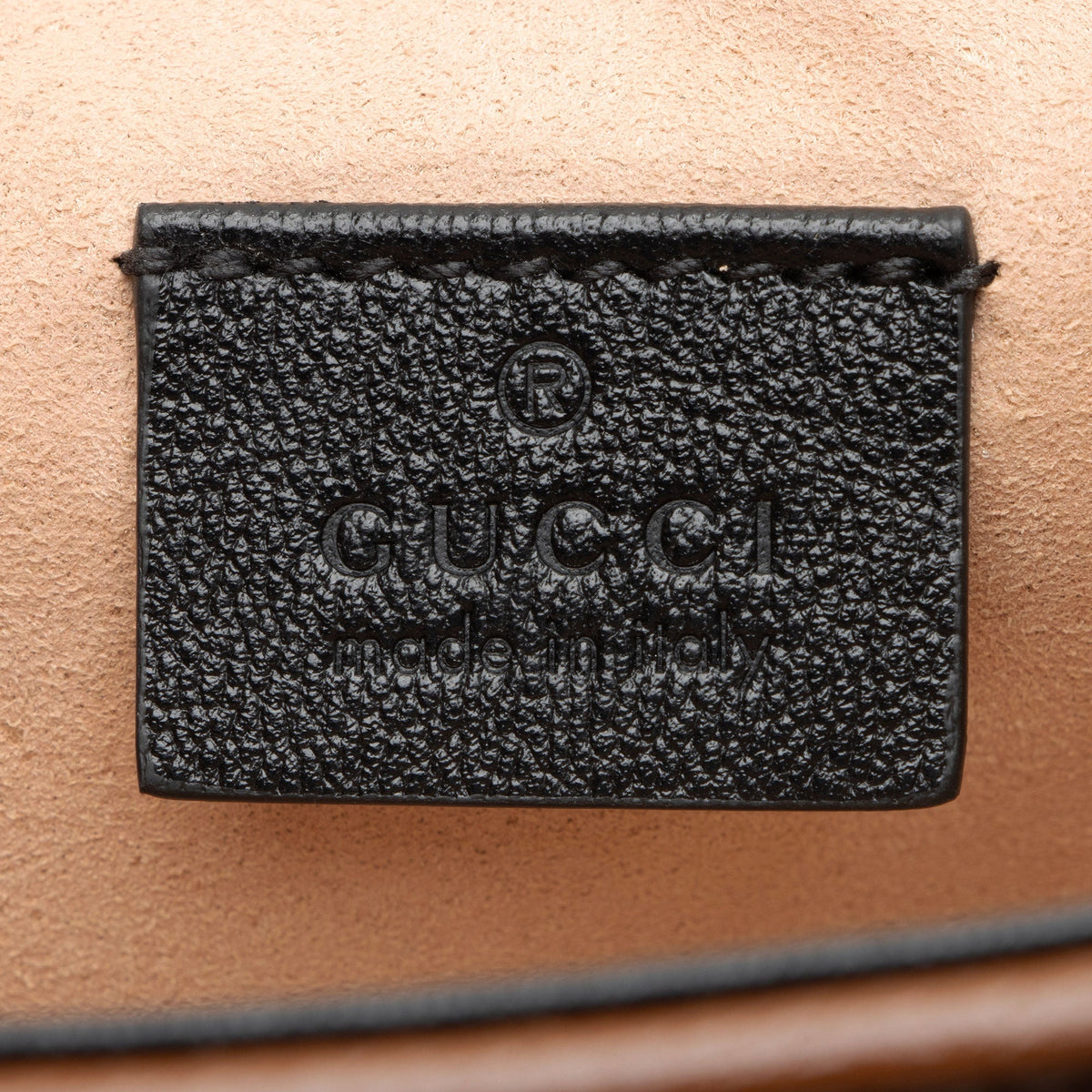 Gucci GG Supreme Leather Padlock Mini Crossbody Bag - Beige/Black/Brown