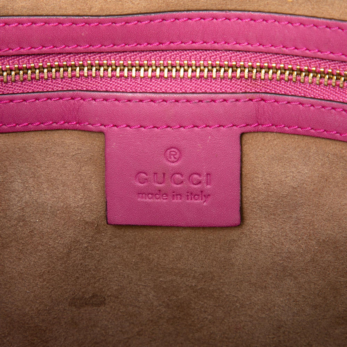 Gucci GG Supreme Linea A Fold Over Tote Bag - Beige