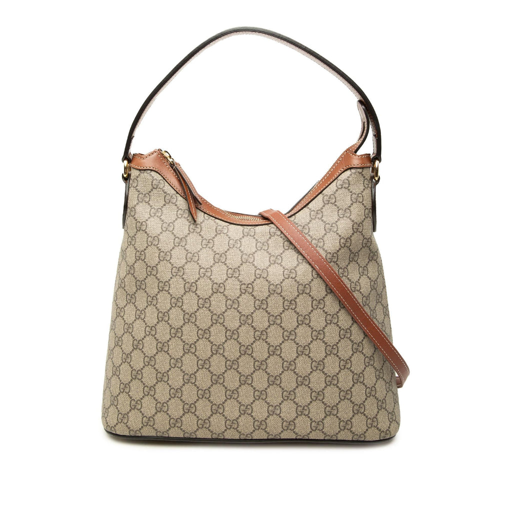 Gucci GG Supreme Linea A Satchel - Beige