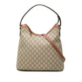 Gucci GG Supreme Linea A Satchel - Beige