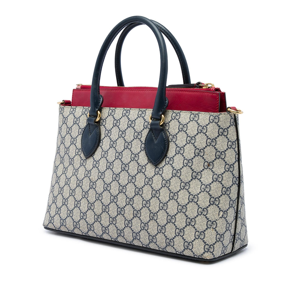 Gucci GG Supreme Linea A Satchel - Beige