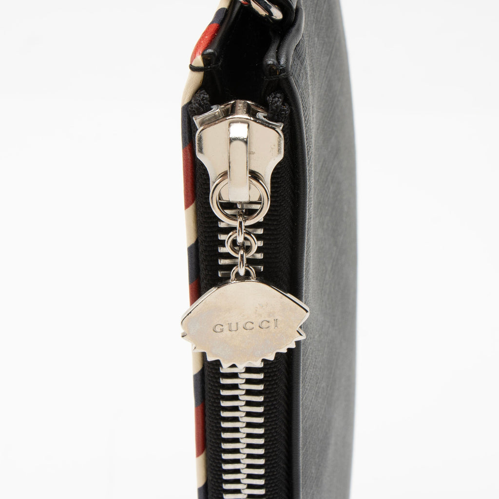 Gucci GG Supreme Night Courrier Clutch - Black/Grey/Multi