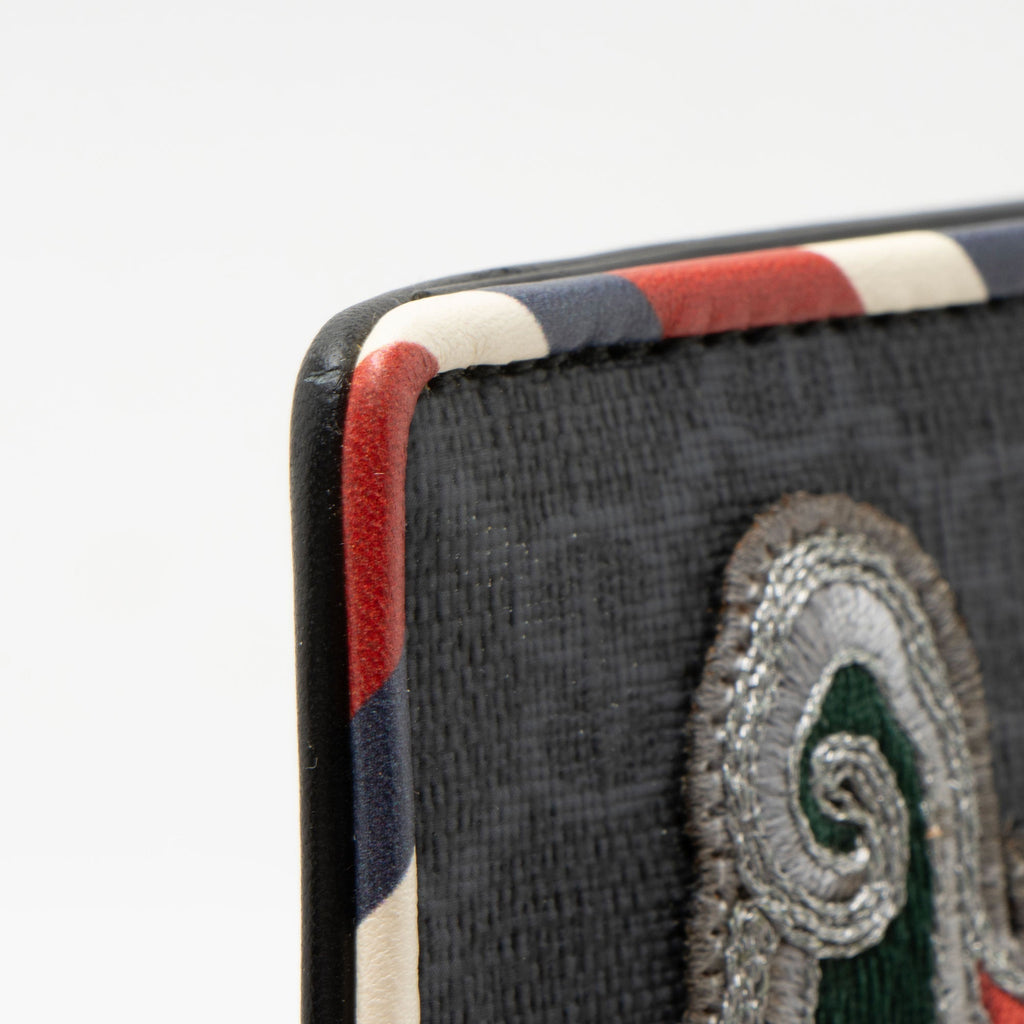 Gucci GG Supreme Night Courrier Clutch - Black/Grey/Multi