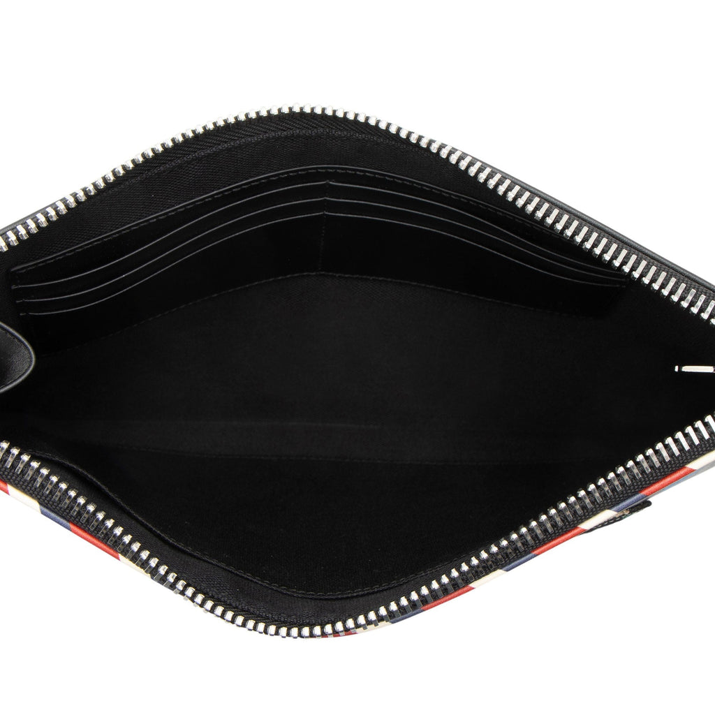 Gucci GG Supreme Night Courrier Clutch - Black/Grey/Multi