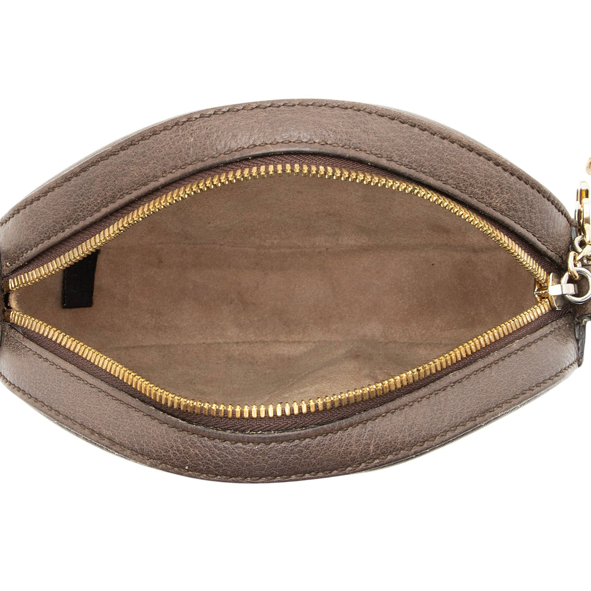 Gucci GG Supreme Ophidia Round Mini Shoulder Bag - Beige/Brown