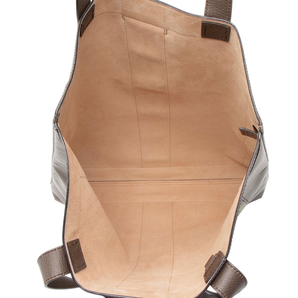Gucci GG Supreme Ophidia Soft Vertical Large Tote Bag - Beige/Brown