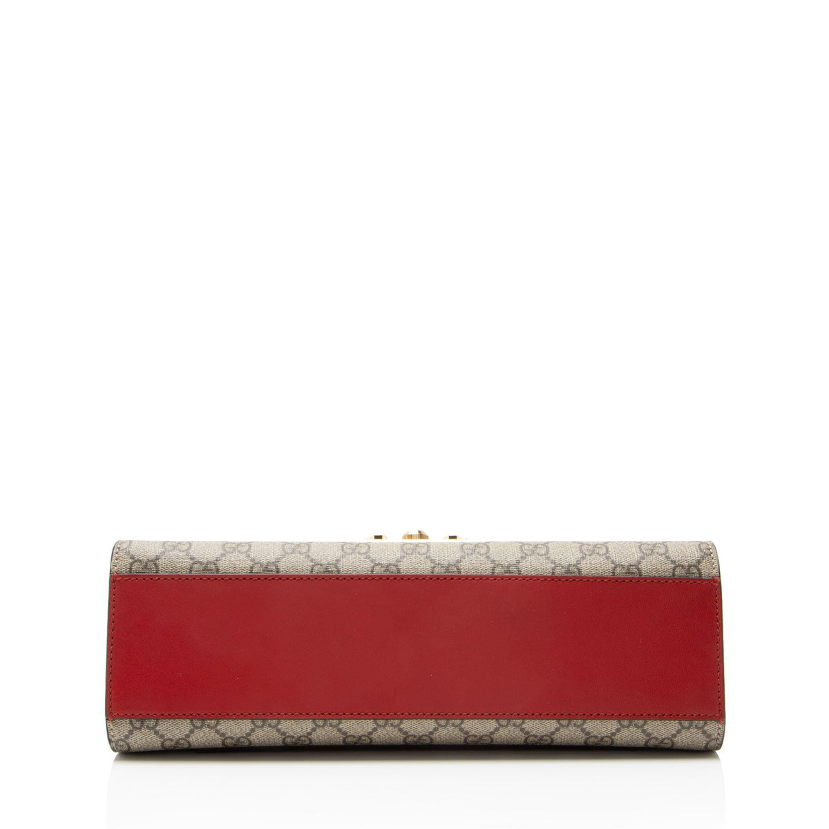 Gucci GG Supreme Padlock Medium Shoulder Bag - Beige/Pink/Red