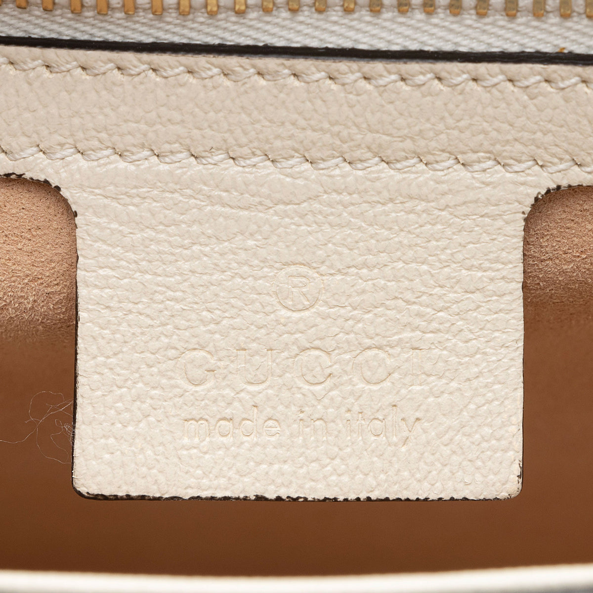 Gucci GG Supreme Padlock Saddle Small Shoulder Bag - Beige/White/Yellow