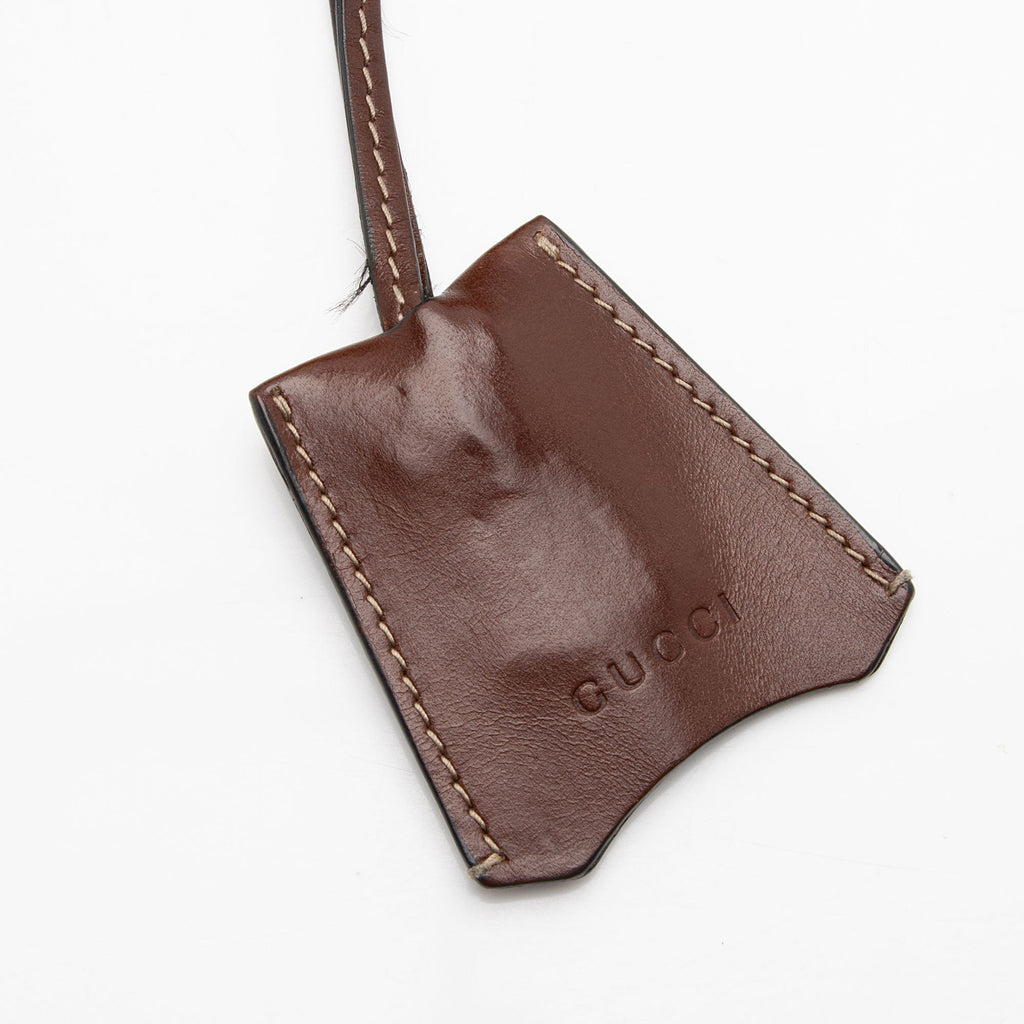 Gucci GG Supreme Padlock Small Shoulder Bag - Beige/Black