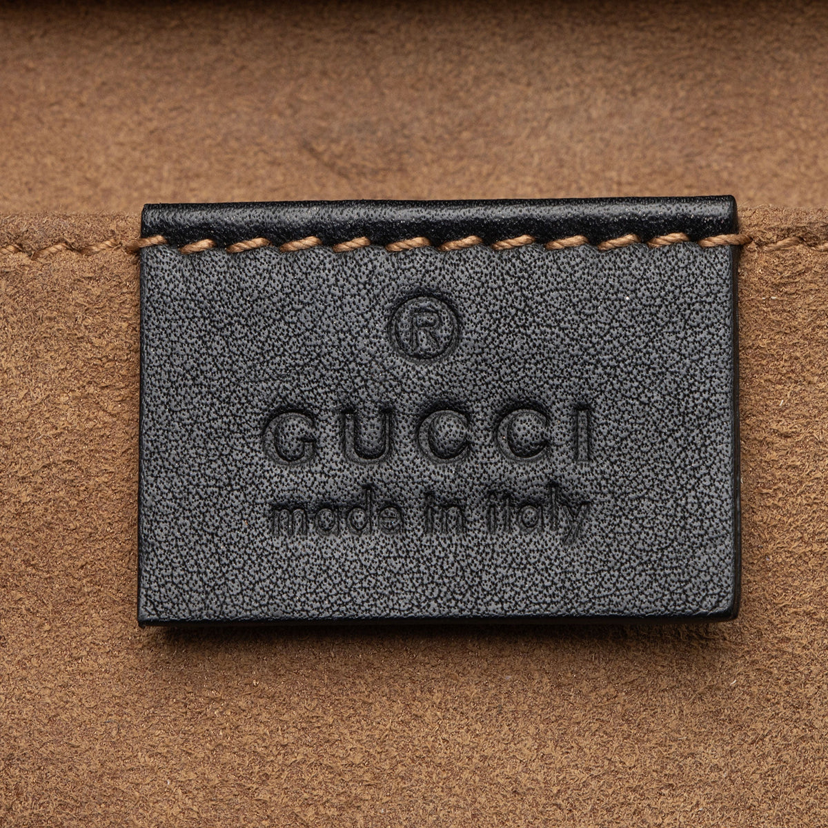 Gucci GG Supreme Padlock Small Shoulder Bag - Beige/Black