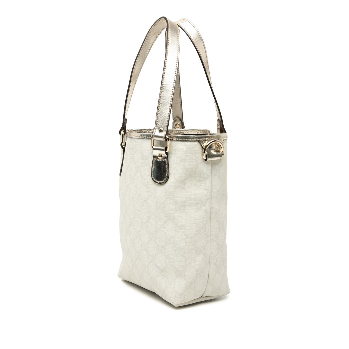 Gucci GG Supreme Tote Bag - White